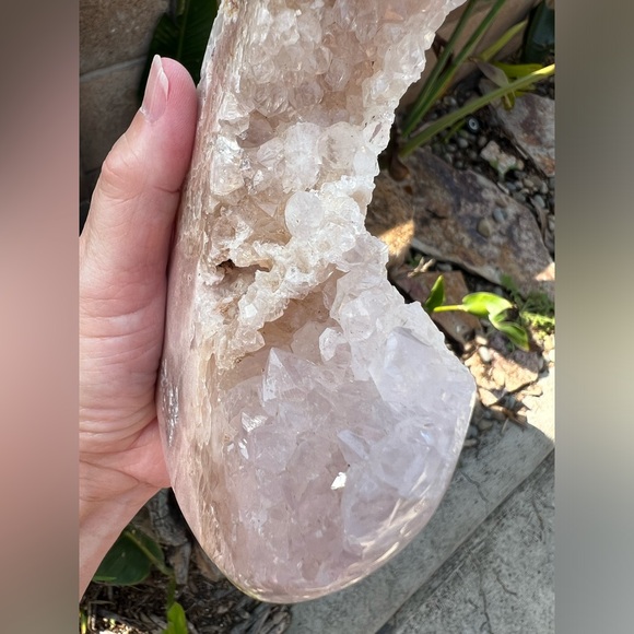 Pink Amethyst Quartz Crystal Slab - Picture 11 of 11